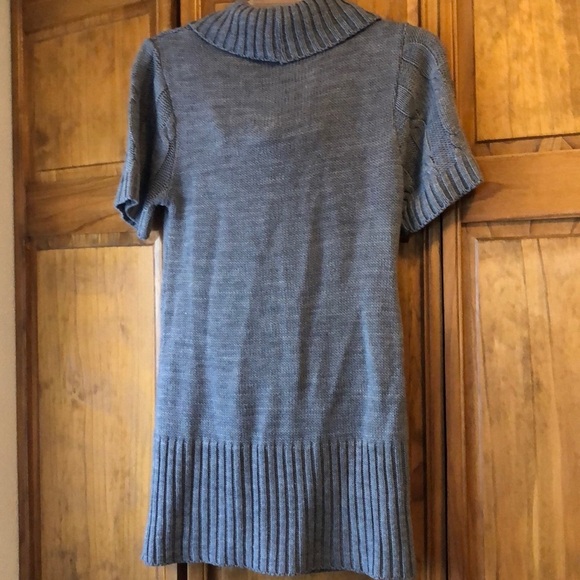 Gabriel Grey Cowl Neck Tunic Sweater Medium - Picture 4 of 4